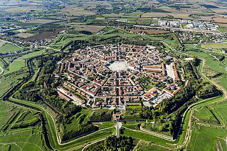 Aereal view of Palmanova